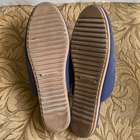 Nautical Labella woman’s navy blue loafer flat mules slip on textile upper 8.5🌹 - Picture 9 of 17